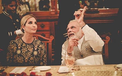 'ഇവാങ്ക ട്രംപ് ഇന്ത്യയില് എത്തിയത് ആധാര് എടുക്കാന്': ഇന്ത്യന് പൗര അല്ലാത്തതിനാല് ആധാര് കൊടുക്കാനാവില്ലെന്ന് അധികൃതര്