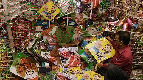 മോദി- രാഹുല് പോരാട്ടം അവസാനിക്കുന്നില്ല; ഗുജറാത്തിലെ പട്ടംപറത്തല് ഉത്സവത്തിലും പോര് ശക്തം