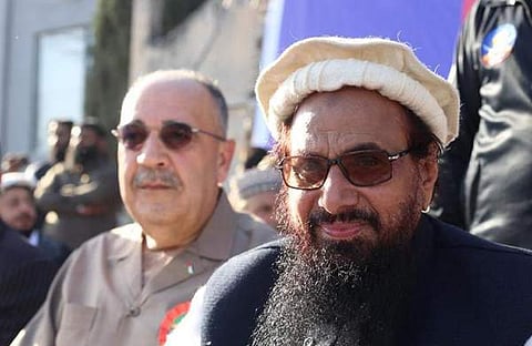 പാക് പലസ്തീന് പ്രതിനിധി ഹഫീസ് സയിദിനൊപ്പം; കടുത്ത അതൃപ്തിയുമായി ഇന്ത്യ