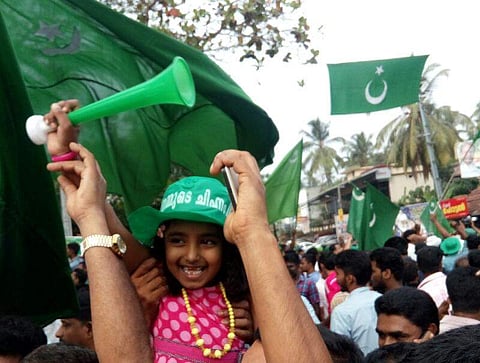 മലപ്പുറത്തെ പച്ചയില് മുക്കി യുഡിഎഫ് ആഘോഷം - ചിത്രങ്ങള്