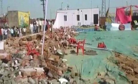 വിവാഹ വേദിയിലെ മതില് തകര്ന്നുവീണ് 26 മരണം; അപകടം കനത്ത മഴയെ തുടര്ന്ന്