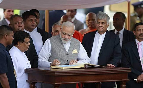 നരേന്ദ്ര മോദിയുടെ സന്ദര്ശനം; ചൈനീസ് അന്തര്വാഹിനിക്ക് നങ്കൂരമിടാന് അനുമതി നിഷേധിച്ച ശ്രീലങ്ക