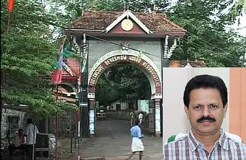 തിരുവിതാംകൂര് ദേവസ്വംബോര്ഡ് സെക്രട്ടറി വി.എസ്. ജയകുമാറിന് നിര്ബന്ധിത അവധി: പാത്രം വാങ്ങിയതിലെ ക്രമക്കേടിനെത്തുടര്ന്ന്