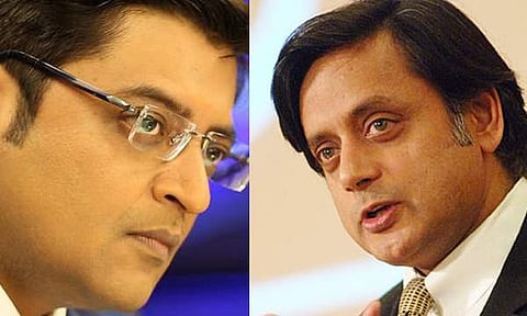 അര്ണാബിനും ചാനലിനുമെതിരെ തരൂരിന്റെ മാനനഷ്ടക്കേസ്