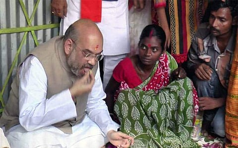 അമിത്ഷായ്ക്കൊപ്പം ഊണുകഴിച്ച ബംഗാളിലെ ബിജെപി പ്രവര്ത്തകര് തൃണമൂലില് ചേര്ന്നു