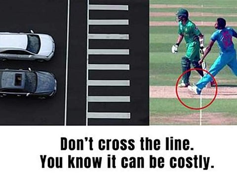 റോഡ് സുരക്ഷയ്ക്ക് ഭൂമ്രയുടെ നോ ബോളുമായി ട്രാഫിക് പൊലീസ്; വേദനിപ്പിച്ചെന്ന് ഭൂമ്ര