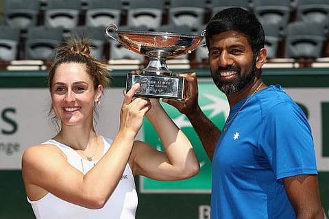 ഫ്രഞ്ച് ഓപ്പണ് മിക്സഡ് ഡബിള്സില് ബൊപ്പണ്ണ -ഡബ്രോസ്ക്കി സഖ്യത്തിന് കിരീടം