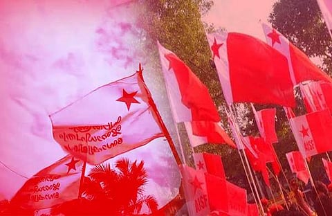 എഐഎസ്എഫ് ലോംഗ് മാര്ച്ച് തടയാനെത്തിയ സംഘപരിവാറിനെ അടിച്ചോടിക്കാന് എസ്എഫ്ഐയും