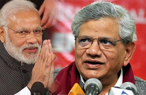 മോദി സര്ക്കാര് എന്ന ദുരന്തം മാറില്ല: യെച്ചൂരി; മന്ത്രിസഭാ പുനഃസംഘടന ടൈറ്റാനിക്കിന് മുകളിലെ കസേരകള് മാറ്റിയിടുന്നത് പോലെ