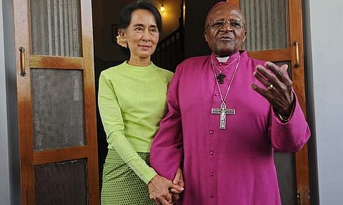 സൂചി,നിങ്ങളുടെ മൗനം വലിയ ആഴമുള്ളതാണ്; റോഹിങ്ക്യ വിഷയത്തില് ആങ് സാന് സൂചിയെ വിമര്ശിച്ച് ഡസ്മണ്ട് ടുട്ടു