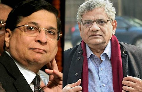 സുപ്രീംകോടതി ചീഫ് ജസ്റ്റിസിനെ ഇംപീച്ച് ചെയ്യാന് നീക്കം ; പ്രതിപക്ഷ പാര്ട്ടികളുമായി ചര്ച്ച നടത്തുമെന്ന് സീതാറാം യെച്ചൂരി