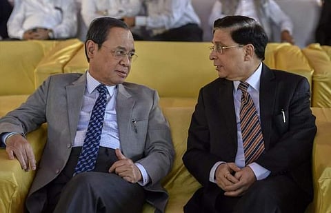 ദീപക് മിശ്ര പടിയിറങ്ങി ; ജസ്റ്റിസ് രഞ്ജന് ഗൊഗോയി പുതിയ ചീഫ് ജസ്റ്റിസായി നാളെ ചുമതലയേല്ക്കും