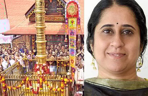 ശബരിമലയിലെ പ്രതിഷ്ഠ നൈഷ്ഠിക ബ്രഹ്മചാരി അല്ല; പുതിയ വാദങ്ങള് ഉയര്ത്തി ലക്ഷ്മി രാജീവ്