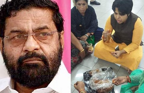 തൃപ്തിയോടു മടങ്ങാന് ആവശ്യപ്പെട്ടു, തടഞ്ഞുവച്ചത് പ്രകൃതമെന്ന് കടകംപള്ളി, ബിജെപി നാടകം കളിക്കുന്നെന്നും ആക്ഷേപം