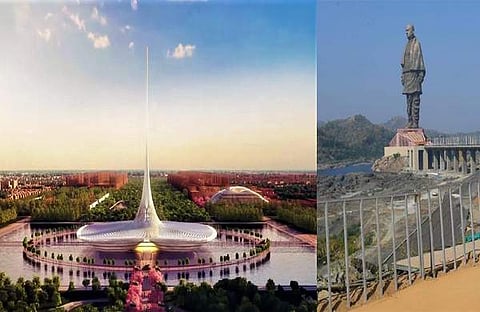 പട്ടേല് പ്രതിമയെ വെല്ലാന് ചന്ദ്രബാബു നായിഡു; അമരാവതിയില് നിര്മ്മിക്കുന്നത് ഏകതാ പ്രതിമയെക്കാള് ഉയരമുള്ള നിയമസഭാ മന്ദിരം