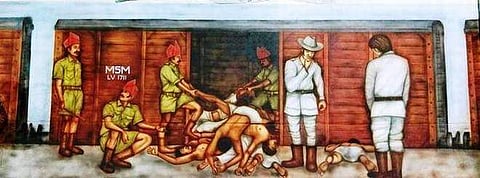 വാഗണ് ട്രാജഡി ചുമര് ചിത്രം നീക്കിയത് അത്യന്തം ഹീനം; ദേശാഭിമാനികളും ജനാധിപത്യ വിശ്വാസികളും പ്രതിഷേധിക്കണം- മുഖ്യമന്ത്രി