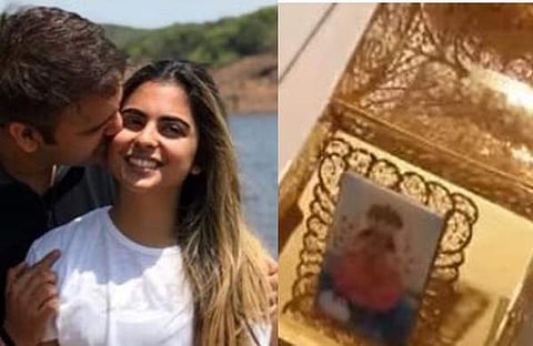 സ്വര്ണപ്പെട്ടി, തുറന്നാല് ഗായത്രീ മന്ത്രം; തരംഗമായി ഇഷ അംബാനിയുടെ വിവാഹ ക്ഷണപത്രിക (വിഡിയോ)