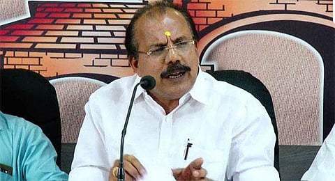 എകെജി സെന്റര് അടിച്ചുതകര്ക്കുമെന്ന് പ്രസംഗം: എ എന് രാധാകൃഷ്ണനെതിരെ കേസ്