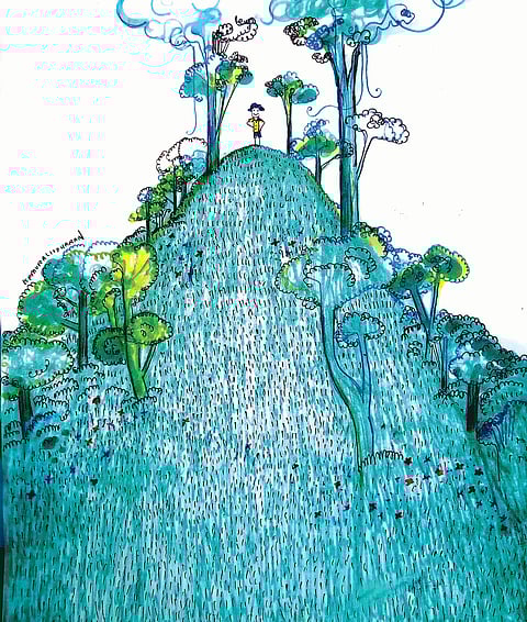 നിരത്തുകള് കടന്ന് കുന്നിന് നെറുകയിലേയ്ക്ക്