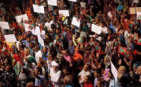 മാലി ദ്വീപിലെ സ്ഥിതിഗതികളില് ആശങ്കപ്പെട്ട് ഇന്ത്യ