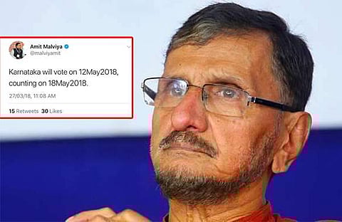 ബിജെപി ഐടി സെല് ഫലം പ്രഖ്യാപിക്കുന്നതിന് കാത്തിരിക്കുന്നു; പരിഹാസവുമായി എന് എസ് മാധവന്