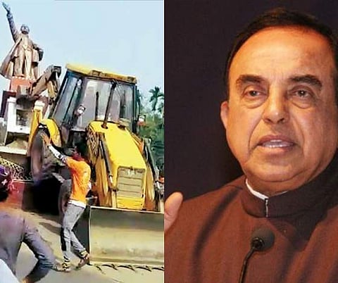 ലെനിന് തീവ്രവാദി; ഇന്ത്യയില് എന്തിനാണ് പ്രതിമയെന്ന് സുബ്രഹ്മണ്യന് സ്വാമി