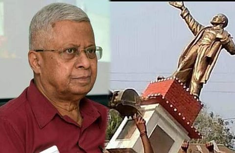അന്ന് സിപിഎം തകർത്തത് രാജീവിന്റെ പ്രതിമ ; ലെനിന്റെ പ്രതിമ തകർത്ത സംഭവത്തിൽ ചരിത്രം ഓർമ്മിപ്പിച്ച് ത്രിപുര ഗവർണർ