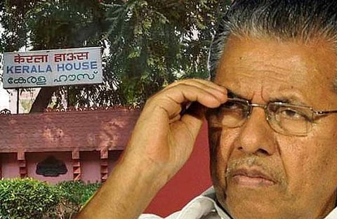 കേരളഹൗസില് രാഷ്ട്രീയം വിലക്കി; പട്ടാളമേധാവി ഭരിക്കുമ്പോലെയാണ് ഇടതുഭരണമെന്ന് പ്രതിപക്ഷ യൂണിയന്