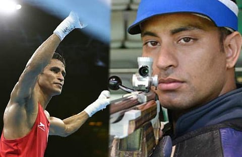 കോമണ്വെല്ത്ത് ഗെയിംസില് ഗൗരവ് സോളങ്കിക്കും, സഞ്ജീവ് രജ്പുത്തിനും സ്വര്ണം ; ഇന്ത്യയുടെ സ്വര്ണ നേട്ടം ഇരുപതായി