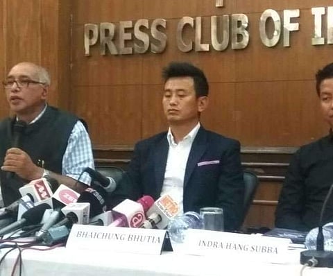 സിക്കിമിനായി ഹംരോ സിക്കിം രാഷ്ട്രീയ പാര്ട്ടിയുമായി ബൈച്ചുങ് ബൂട്ടിയ