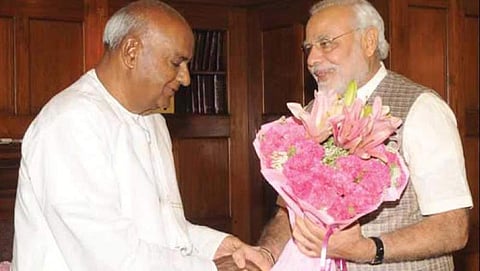 ആരോഗ്യവും ദീര്ഘായുസും നേരുന്നു; ദേവഗൗഡയ്ക്ക് മോദിയുടെ ജന്മദിനാശംസ