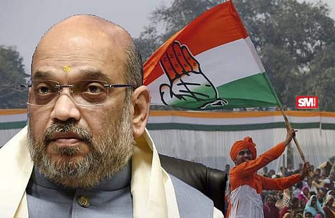 അമിത് ഷായ്ക്ക് ഭരണഘടനയെപ്പറ്റി വിവരമില്ല; ബിജെപി അധ്യക്ഷന് അതേ നാണയത്തില് മറുപടിയുമായി കോണ്ഗ്രസ്