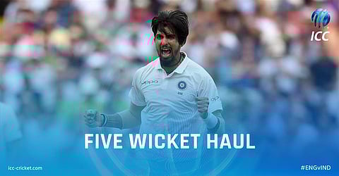 എഡ്ജ്ബാസ്റ്റണ് ടെസ്റ്റില് ഇന്ത്യക്ക് വിജയലക്ഷ്യം 194; ഇഷാന്തിന് അഞ്ച് വിക്കറ്റ്