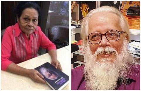 ഫൗസിയ ഹസ്സനെ പിന്തുണച്ച് നമ്പി നാരായണന്; നഷ്ടപരിഹാരം നല്കണമെന്ന് നേരത്തെ ആവശ്യപ്പെട്ടിരുന്നു