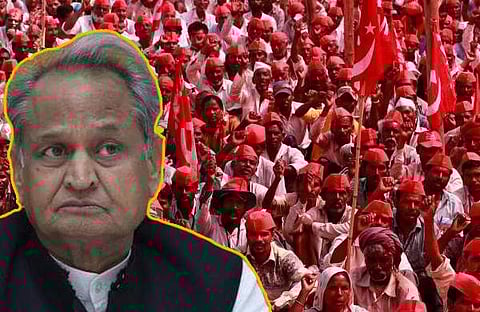 കോണ്ഗ്രസ് സര്ക്കാര് വഞ്ചിച്ചു; രാജസ്ഥാനില് കര്ഷകര് പ്രക്ഷോഭത്തിലേക്ക്: നേതൃത്വം നല്കുന്നത് സിപിഎം