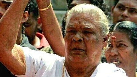 കയ്യില് അരിവാളുമായി പൊലീസിനെ നേരിട്ട പോരാളി ഇനിയില്ല; നെല്ലങ്കര സമരനായിക ഇറ്റിയാനം അന്തരിച്ചു