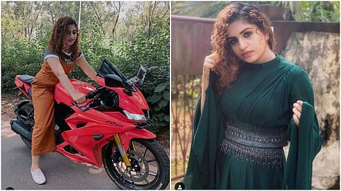 കോളജ് യൂണിയന് ഉദ്ഘാടനത്തിന് ഹെല്മെറ്റില്ലാതെ ബൈക്കില് യുവനടി; അമ്പരന്ന് കുട്ടികള്; പിന്നാലെ അടിപൊളി ഡാന്സ്