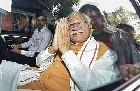 ഹരിയാനയില് ഖട്ടര് തന്നെ; സത്യപ്രതിജ്ഞ നാളെ