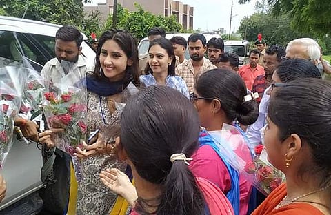 അതിഥി സിങ് മണ്ഡലത്തില്/ഫെയ്സ്ബുക്ക്