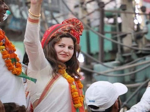 'ഭാരത് മാതാ കി ജയ്’ വിളിക്കാത്തവരുടെ വോട്ടിന് വിലയില്ലെന്ന് സൊനാലി ഫോഗട്ട്; വിവാദമായി ബിജെപി സ്ഥാനാർത്ഥിയുടെ പ്രസംഗം