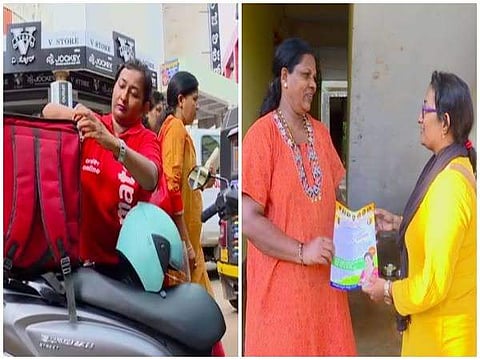 സ്ഥാനാര്ത്ഥി ഭക്ഷണവുമായി എത്തും! കോണ്ഗ്രസ് ടിക്കറ്റില് മത്സരിക്കാന് ഫുഡ് ഡെലിവറി ഗേള്