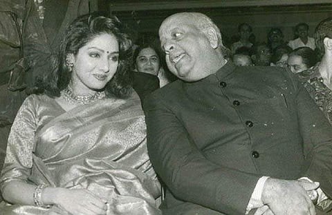 ടിഎന് ശേഷനും നടി ശ്രീദേവിയും ഒരു ചടങ്ങിനിടെ /ഫയല്