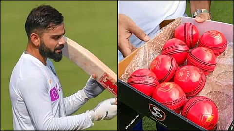 പിങ്ക് ബോളിന്റെ രുചിയറിഞ്ഞ് കോഹ് ലി, ഗില്ലിന് ബൗണ്സര് പ്രഹരം; പതിവില്ലാതെ ത്രോഡൗണ് നെറ്റ്സ് മാറ്റി സ്ഥാപിച്ച് ഇന്ത്യ