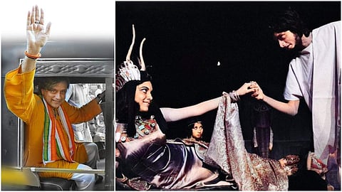 ആന്റണിയായി ശശി തരൂർ; ക്ലിയോ പാട്രയായി എത്തിയ യുവ സുന്ദരി ആര്?