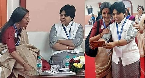 തൃപ്തി ദേശായി ബൃന്ദാ കാരാട്ടിനൊപ്പം; ചിത്രവുമായി കെ സുരേന്ദ്രന്