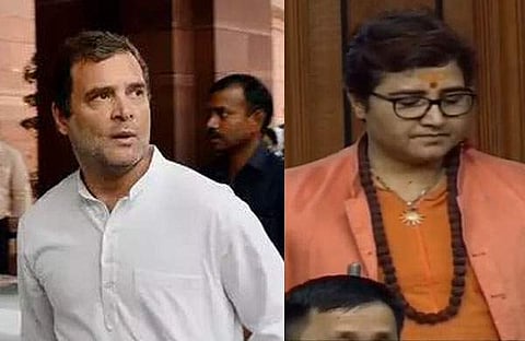 പ്രജ്ഞ ഭീകരവാദി തന്നെ; അതിന്റെ പേരില് നടപടി നേരിടാന് തയാറെന്ന് രാഹുല്