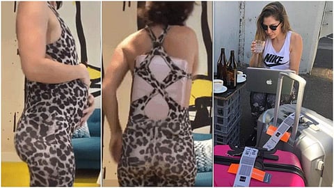 വിമാനയാത്രയ്ക്കിടെ ലഗേജിന്റെ ഭാരം കുറയ്ക്കാന് 'വ്യാജഗര്ഭം'; യുവതി പിടിയില്; വീഡിയോ