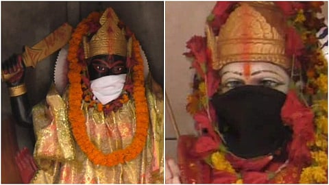 മോദിയുടെ മണ്ഡലത്തില് ദൈവത്തിനും രക്ഷയില്ല!; മുഖം മൂടി ധരിപ്പിക്കേണ്ട ഗതികേട്