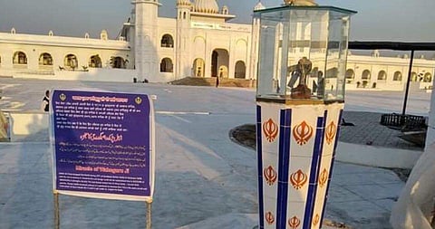 കര്താര്പുര് ഗുരുദ്വാരയ്ക്ക് മുന്നില് 'ഇന്ത്യന് ബോംബ്' പ്രദര്ശനവുമായി പാകിസ്ഥാന്; വിവാദം