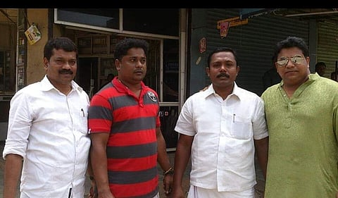 ജയില്ശിക്ഷ അനുഭവിക്കവേ, തൊഴിയൂര് കേസില് നിരപരാധികളെന്ന് കണ്ട് വിട്ടയക്കപ്പെട്ട ബാബുരാജ്, റഫീഖ്, ബിജി എന്നിവര്